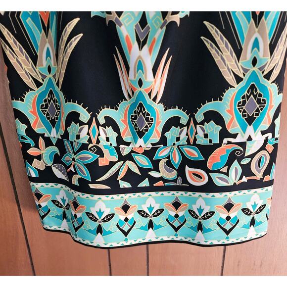 Kim Women Size 20 Sheath Dress Floral Kim Rogers Plus - Picture 4 of 10